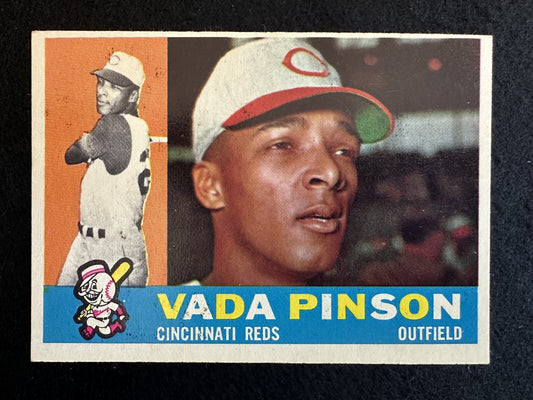 1960 Topps Vada Pinson (#176) EX All Star, Reds Great ^GRUMPYBUCK^
