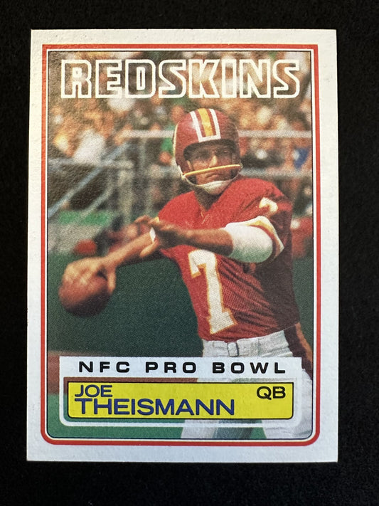 1983 Topps Joe Theismann (#199) NM MVP, Super Bowl Champ ^GRUMPYBUCK^