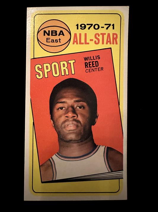 1970–71 Topps Willis Reed (#110) NM HOFer, Knicks Great, NBA Champ ^GRUMPYBUCK^