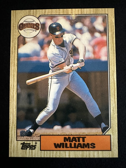 1987 Topps Traded Tiffany Matt Williams (#129T) NM Rookie Card ^GRUMPYBUCK^
