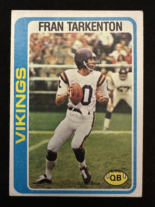 1978 Topps Fran Tarkenton (#100) EX HOFer, Vikings Legend ^GRUMPYBUCK^