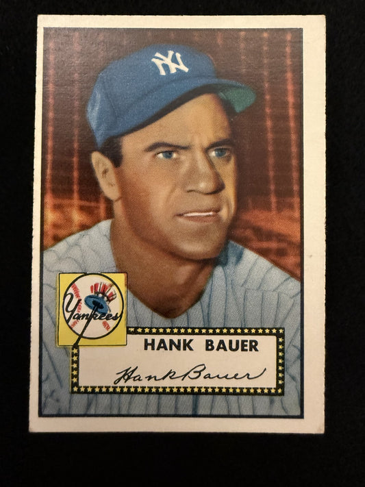 1952 Topps Hank Bauer (#215) Wow! Amazing Condition, Classic Set ^GRUMPYBUCK^