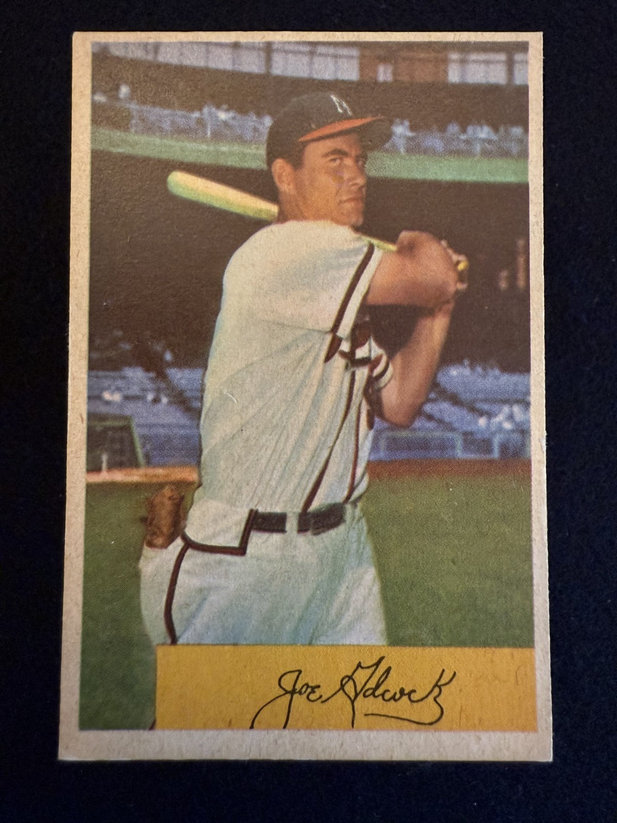 1954 Bowman Joe Adcock (#96) EX Braves Great, WS Champ ^GRUMPYBUCK^