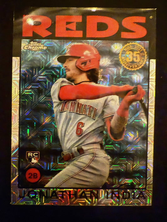 2021 Topps Update Series Silver Pack Chrome Jonathan India (#86C-27) Rookie Card