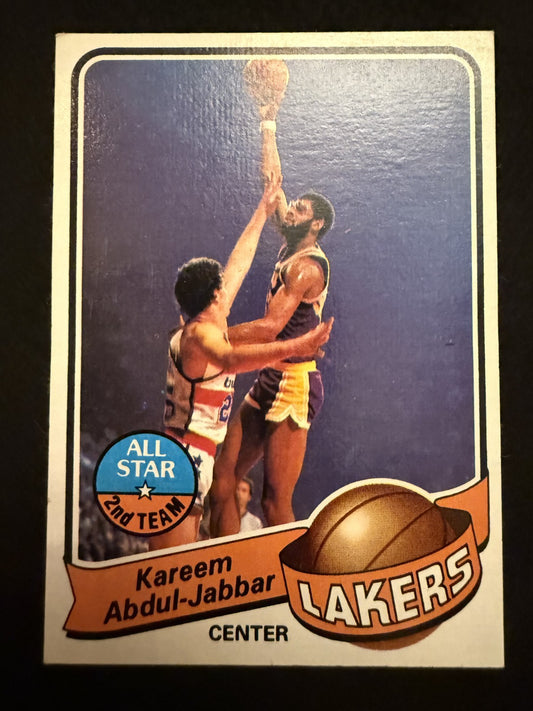 1979–80 Topps Kareem Abdul-Jabbar (#10) Centered, Sharp ^GRUMPYBUCK^