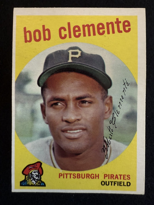 1959 Topps Roberto Clemente (#478) EX Beautiful Card, HOFer ^GRUMPYBUCK^