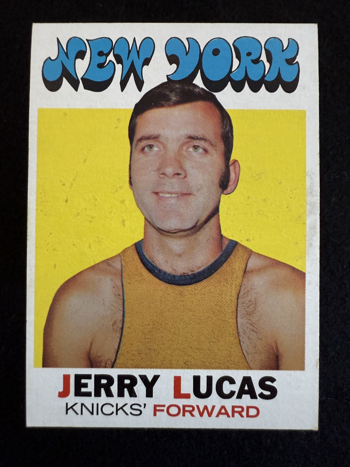 1971-72 Topps Jerry Lucas (#81) EX Knicks Legend, HOFer ^GRUMPYBUCK^