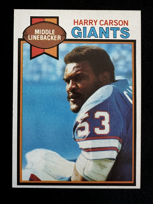1979 Topps Harry Carson (#515) NM HOFer, Giants Great SB Champ ^GRUMPYBUCK^