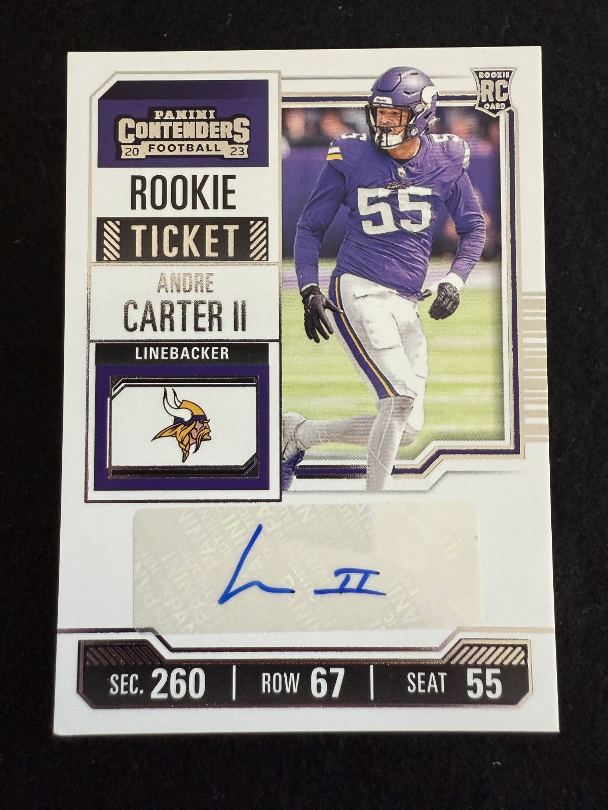 2023 Panini Contenders Andre Carter II (#170) MINT Rookie Auto ^GRUMPYBUCK^
