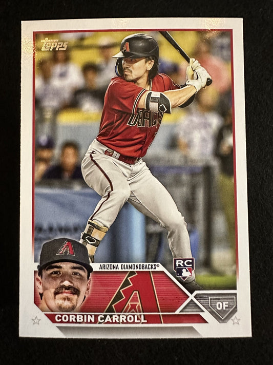 2023 Topps Corbin Carroll RC (#401) NM ROY, D-Backs Star ^GRUMPYBUCK^