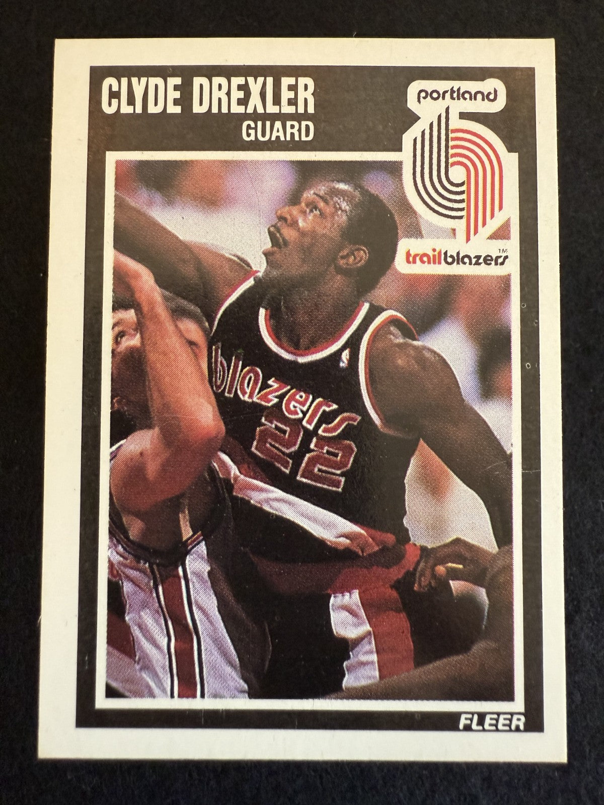 1989-90 Fleer Clyde Drexler (#128) NM HOFer, NBA Champ ^GRUMPYBUCK^
