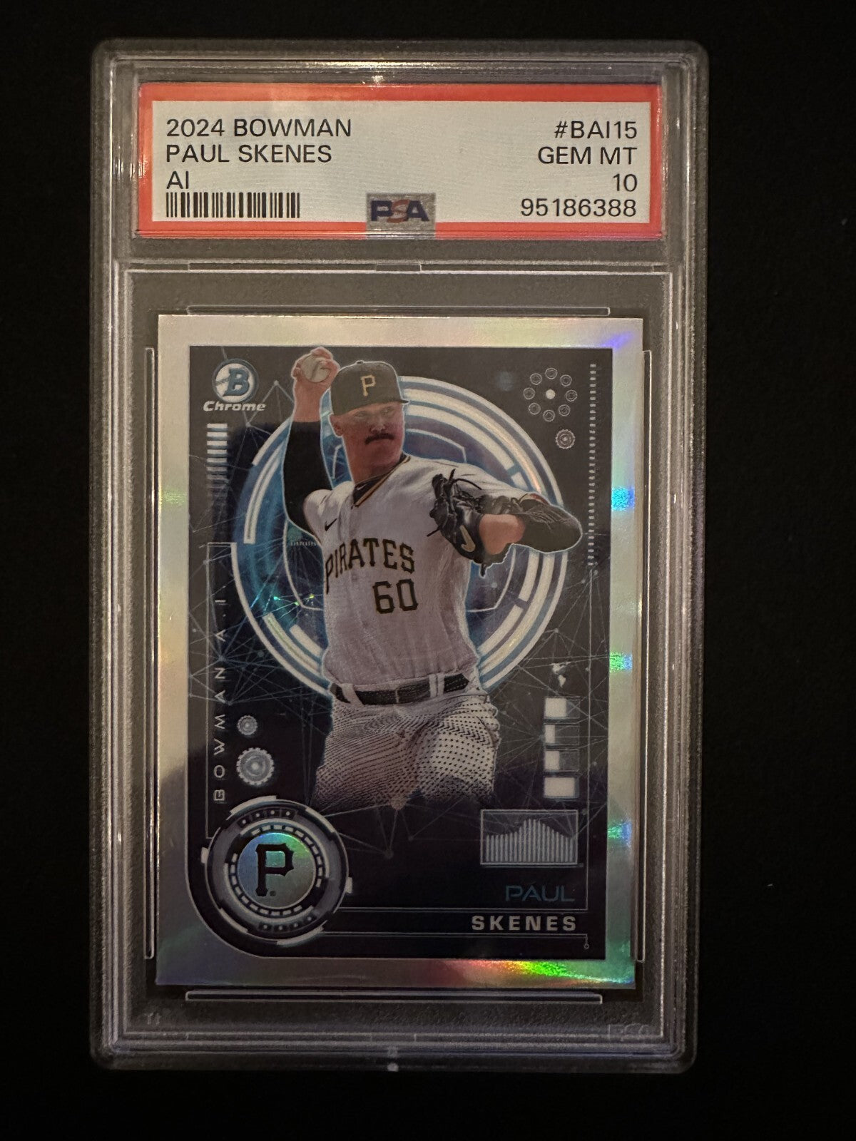 2024 Bowman Paul Skenes (#BAI15) PSA 10 GEM MINT Rookie ^GRUMPYBUCK^