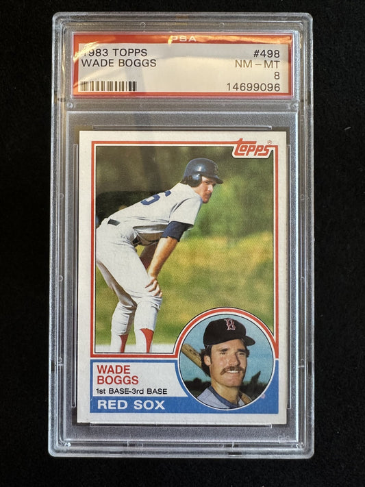 1983 Topps Wade Boggs (#498) PSA 8 RC, HOFer, Red Sox Legend ^GRUMPYBUCK^