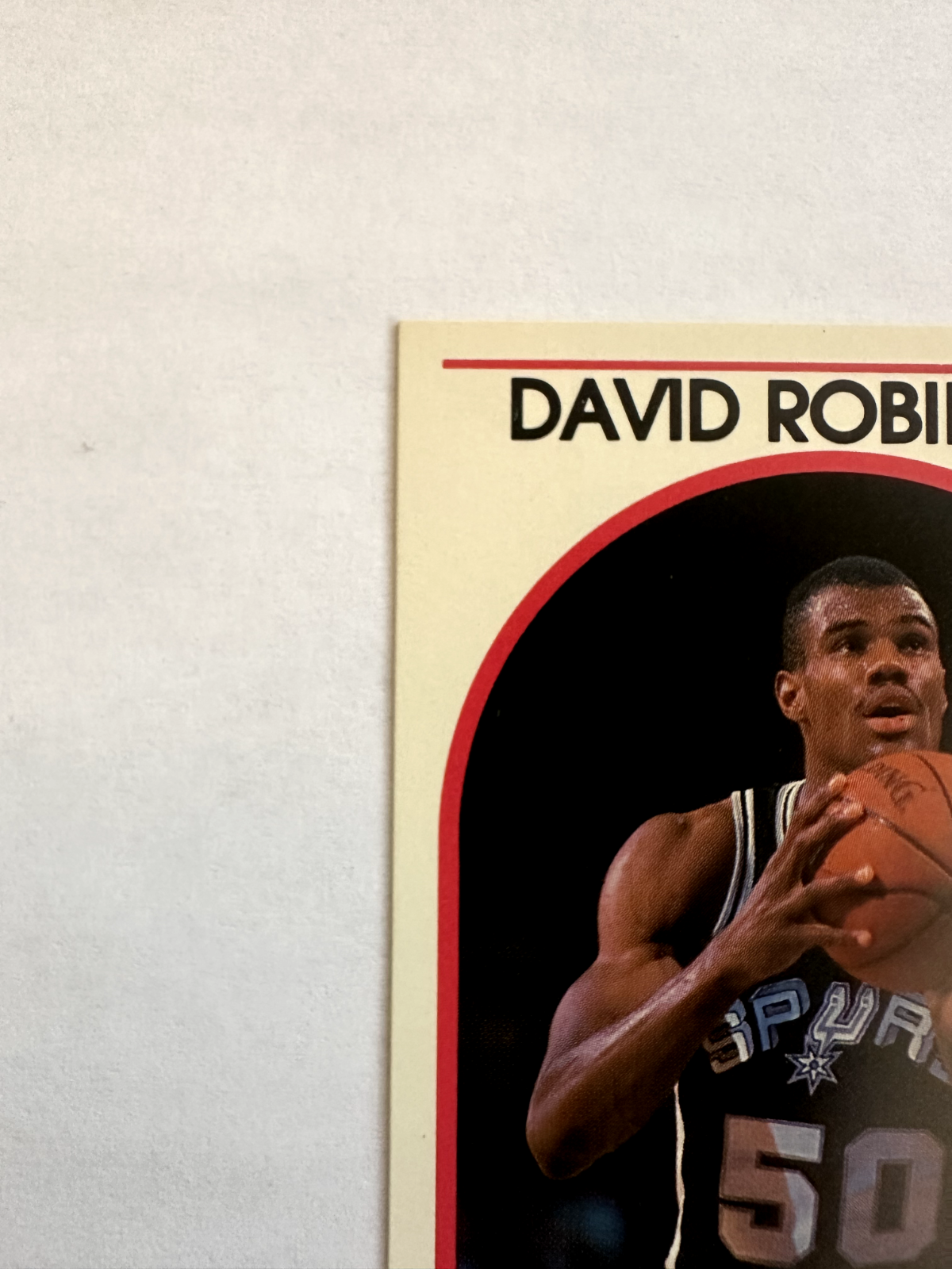 1989 NBA Hoops David Robinson Rookie Card – The Admiral's Journey Begins!