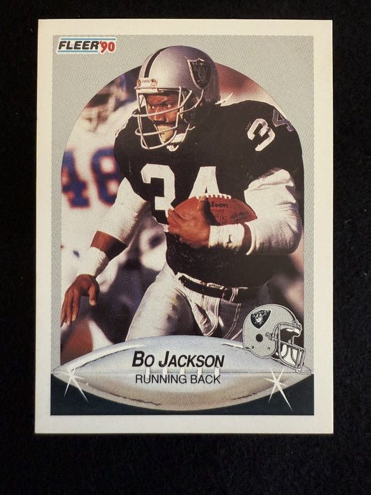1990 Fleer Bo Jackson (#256) NM Two-Sport Phenom, Royals Power ^GRUMPYBUCK^