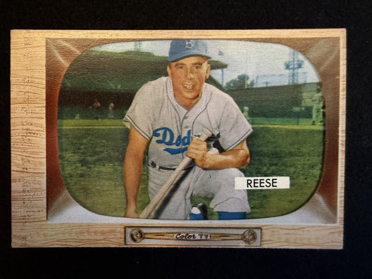 1955 Bowman Pee Wee Reese (#37) NM HOFer, Dodgers Great ^GRUMPYBUCK^