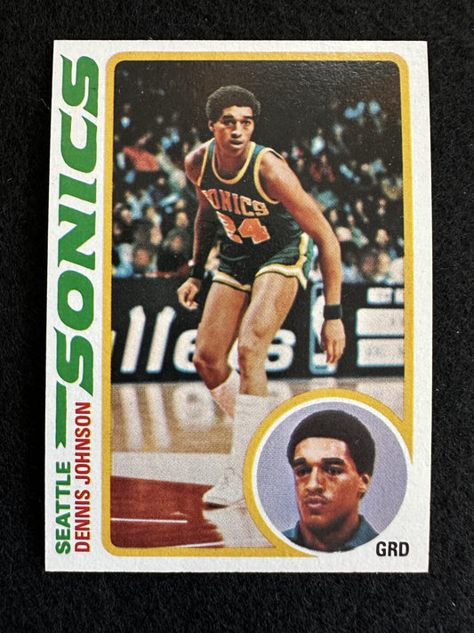 1978–79 Topps Dennis Johnson (#78) NM Rookie Card, NBA Champion ^GRUMPYBUCK^