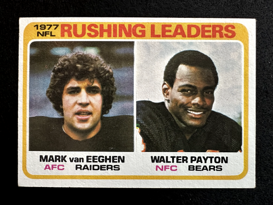 1978 Topps Rushing Leaders w/Walter Payton (#333) Prime Sweetness ^GRUMPYBUCK^