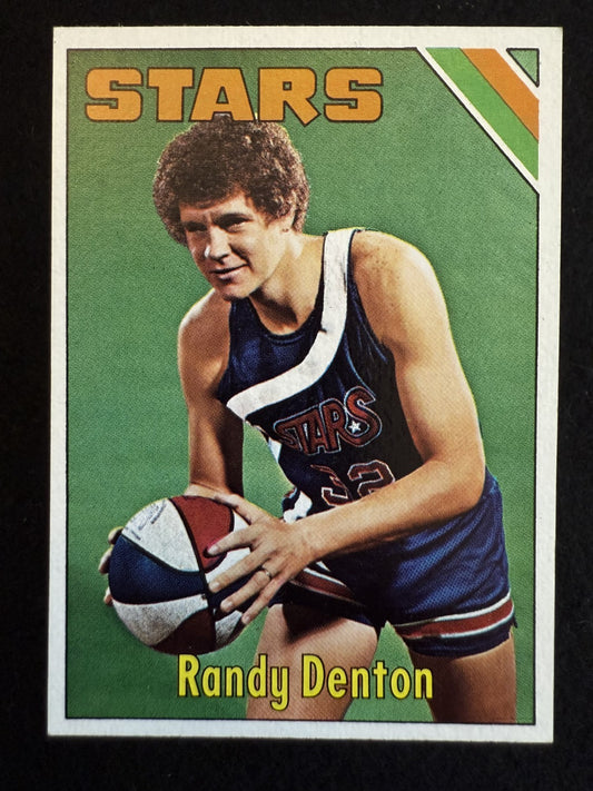 1975-76 Topps Randy Denton (#266) EX ABA/NBA Big Man ^GRUMPYBUCK^