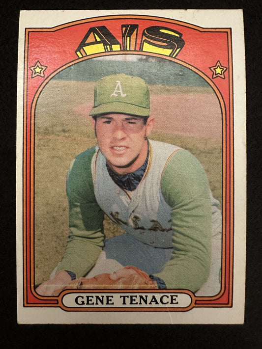 1972 Topps Gene Tenace (#189) EX WS Champ & MVP ^GRUMPYBUCK^