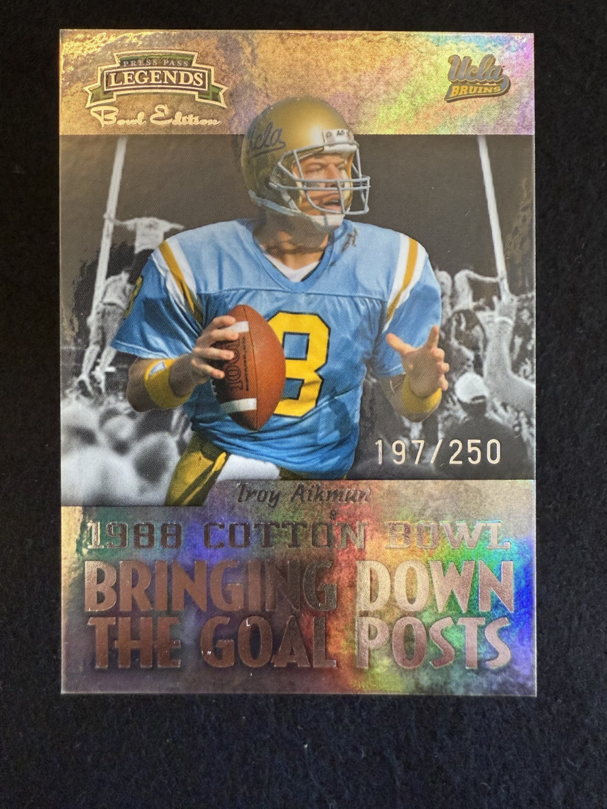 2008 Press Pass Legends Bowl Edition Troy Aikman (#BDGP-9) MINT /250