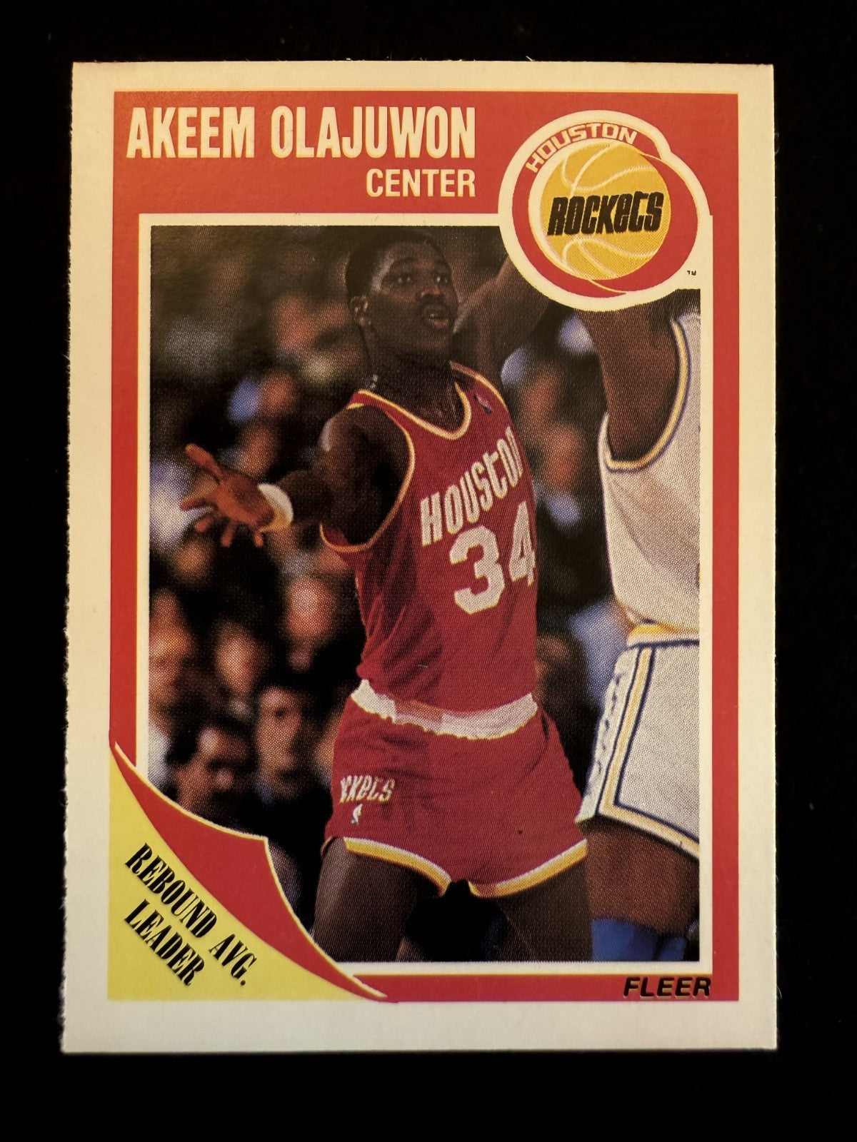 1989-90 Fleer Hakeem Olajuwon (#61) NM The Dream at His Peak ^GRUMPYBUCK^