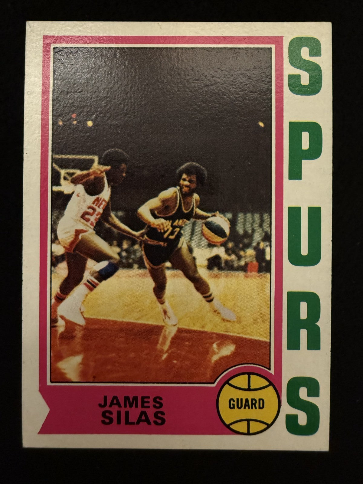 1974-75 Topps James Silas (#186) EX All Star, ABA Great ^GRUMPYBUCK^