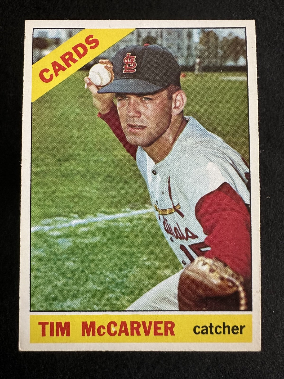 1966 Topps Tim McCarver (#275) EX Cardinals Catcher, All Star ^GRUMPYBUCK^
