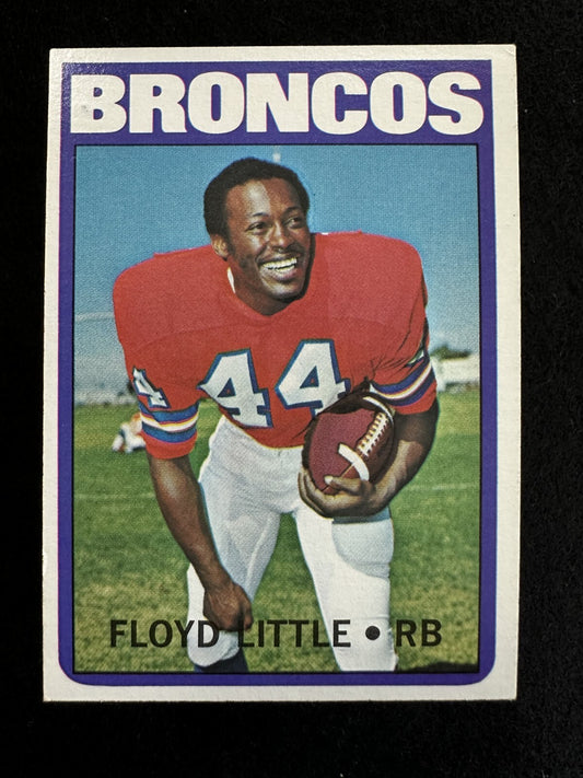 1972 Topps Floyd Little (#50) NM HOFer, Broncos Great ^GRUMPYBUCK^