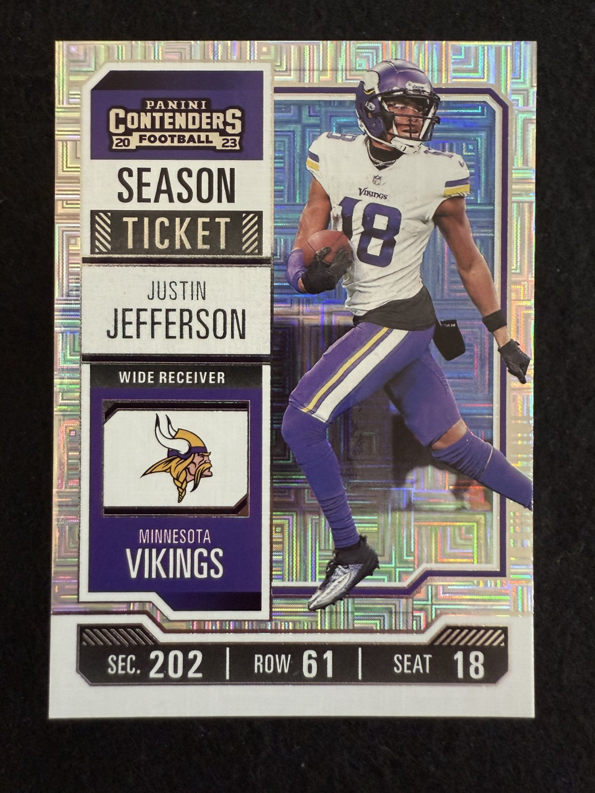 2023 Panini Contenders Season Ticket Justin Jefferson (#67) MINT ^GRUMPYBUCK^
