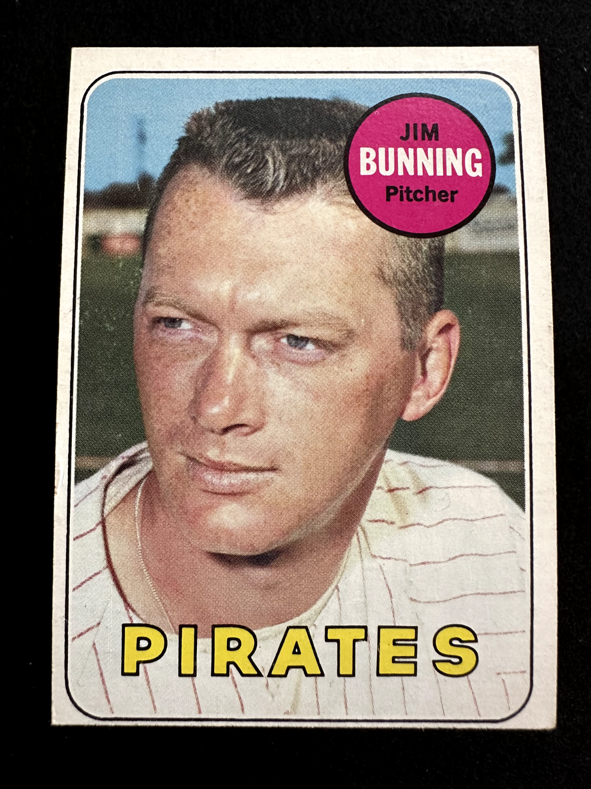 1969 Topps Jim Bunning (#175) EX HOFer, Perfect Game ^GRUMPYBUCK^