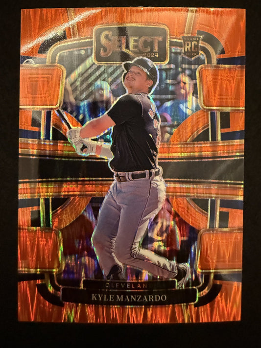 2024 Select Kyle Manzardo (#10) MINT Orange Flash Prizm Rookie Card ^GRUMPYBUCK^