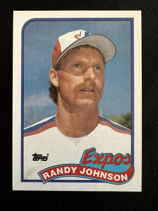 1989 Topps Randy Johnson (#647) NM Rookie Card, HOFer, Flamethrower ^GRUMPYBUCK^
