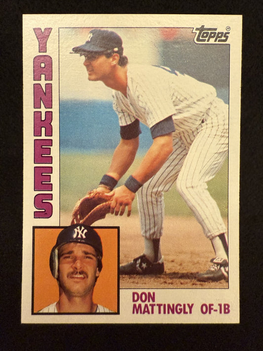 1984 Topps Don Mattingly (#8) NM Rookie Card, Yankees Great ^GRUMPYBUCK^