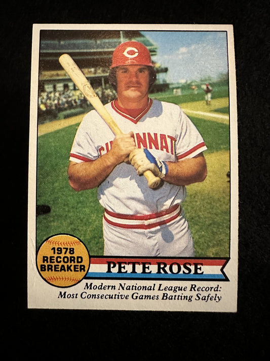 1979 Topps Pete Rose (#204) EX Record Breaker, Hit King ^GRUMPYBUCK^