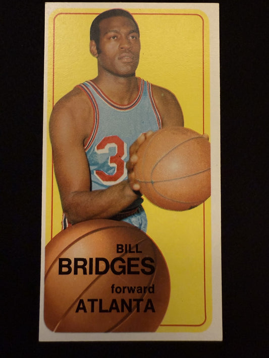 1970-71 Topps Bill Bridges (#71) EX Hawks Forward & Rebounder ^GRUMPYBUCK^