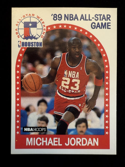 1989-90 NBA Hoops Michael Jordan All Star (#21) NM HOFer, The Goat ^GRUMPYBUCK^