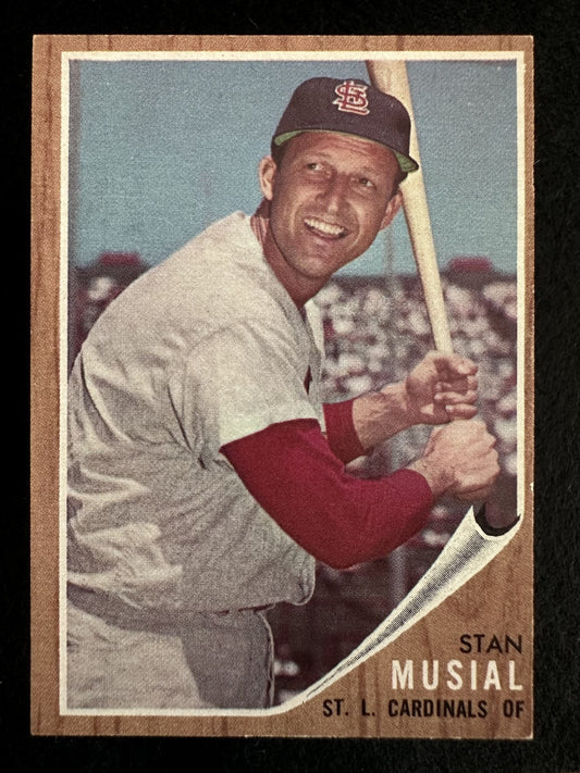 1962 Topps Stan Musial (#50) EX HOFer, Cardinals Icon ^GRUMPYBUCK^