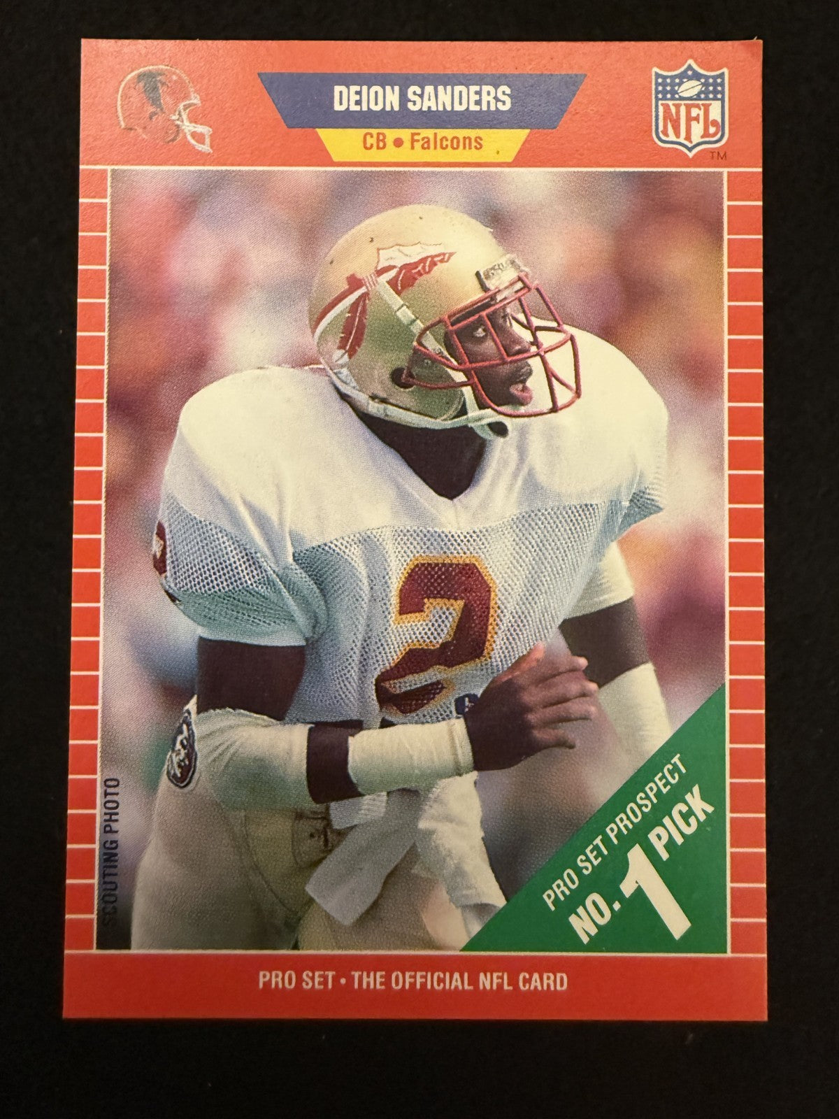 1989 Pro Set Deion Sanders (#486) NM Rookie Card, Prime Time ^GRUMPYBUCK^