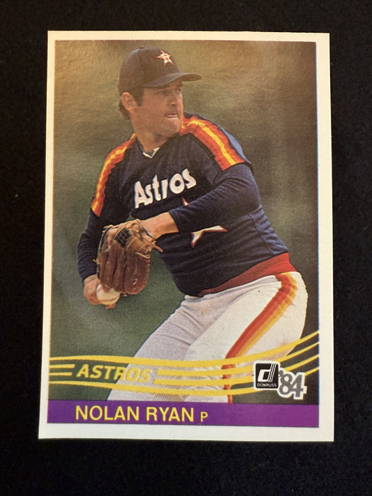 1984 Donruss Nolan Ryan (#60) NM HOFer, Strikeout King ^GRUMPYBUCK^