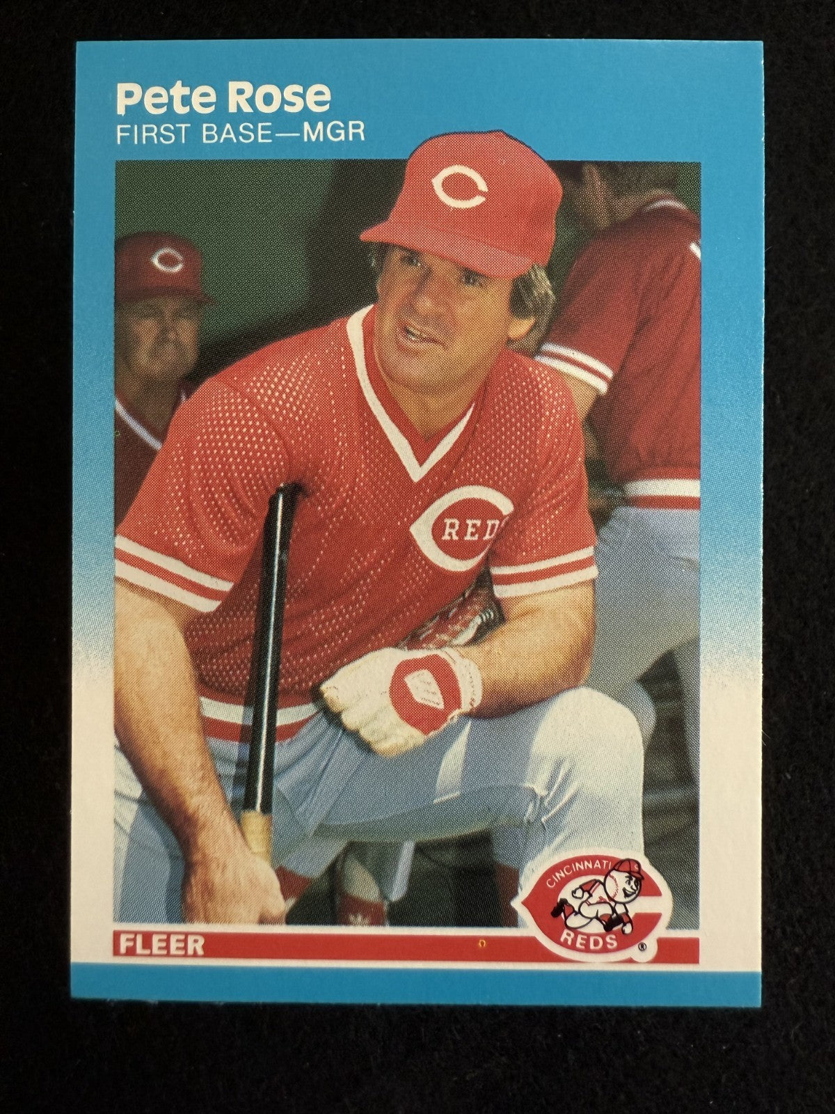 1987 Fleer Pete Rose (#213) NM Hit King, Reds Legend ^GRUMPYBUCK^
