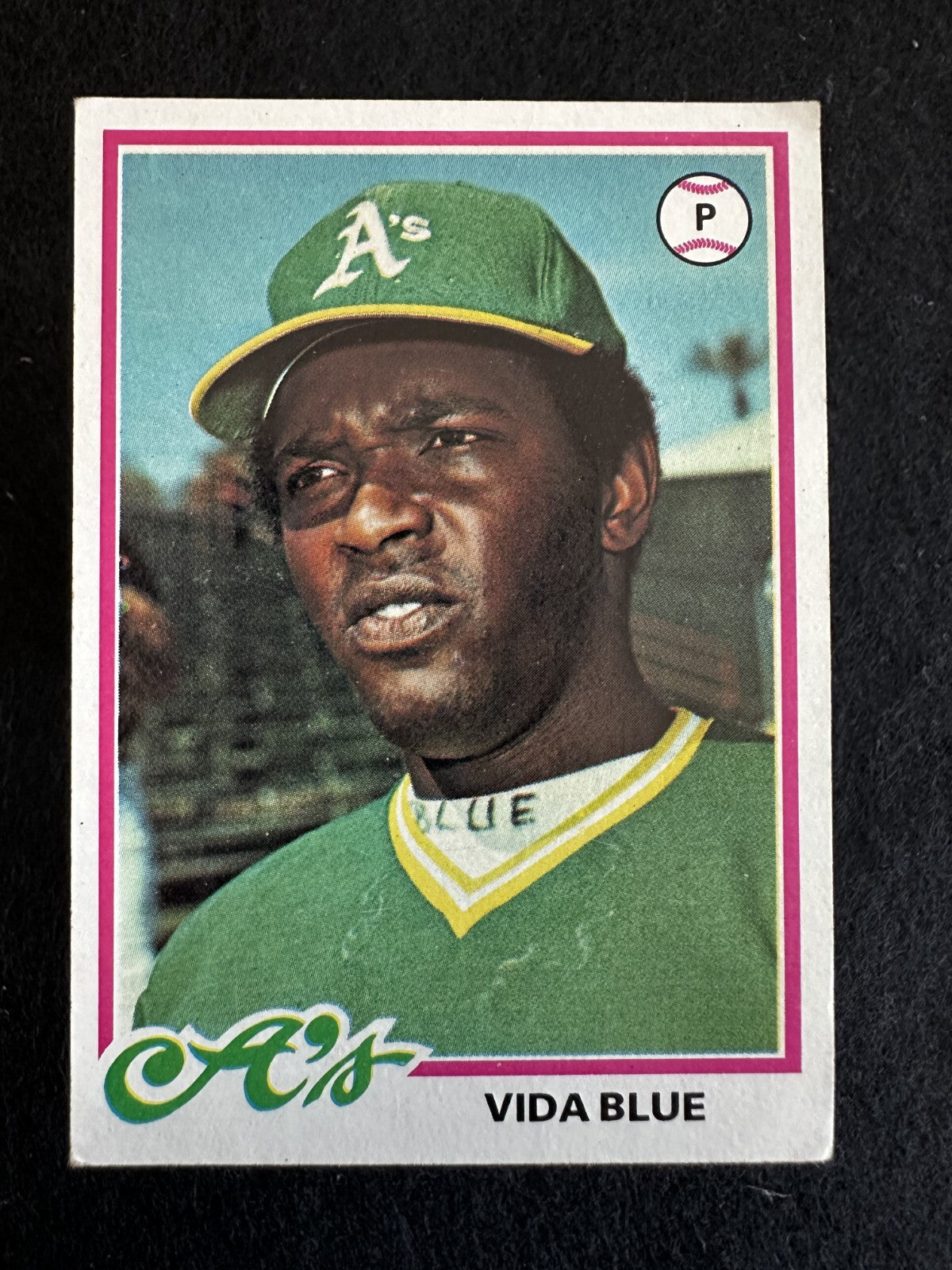 1978 Topps Vida Blue (#680) EX A's Lefty, 1971 AL MVP ^GRUMPYBUCK^
