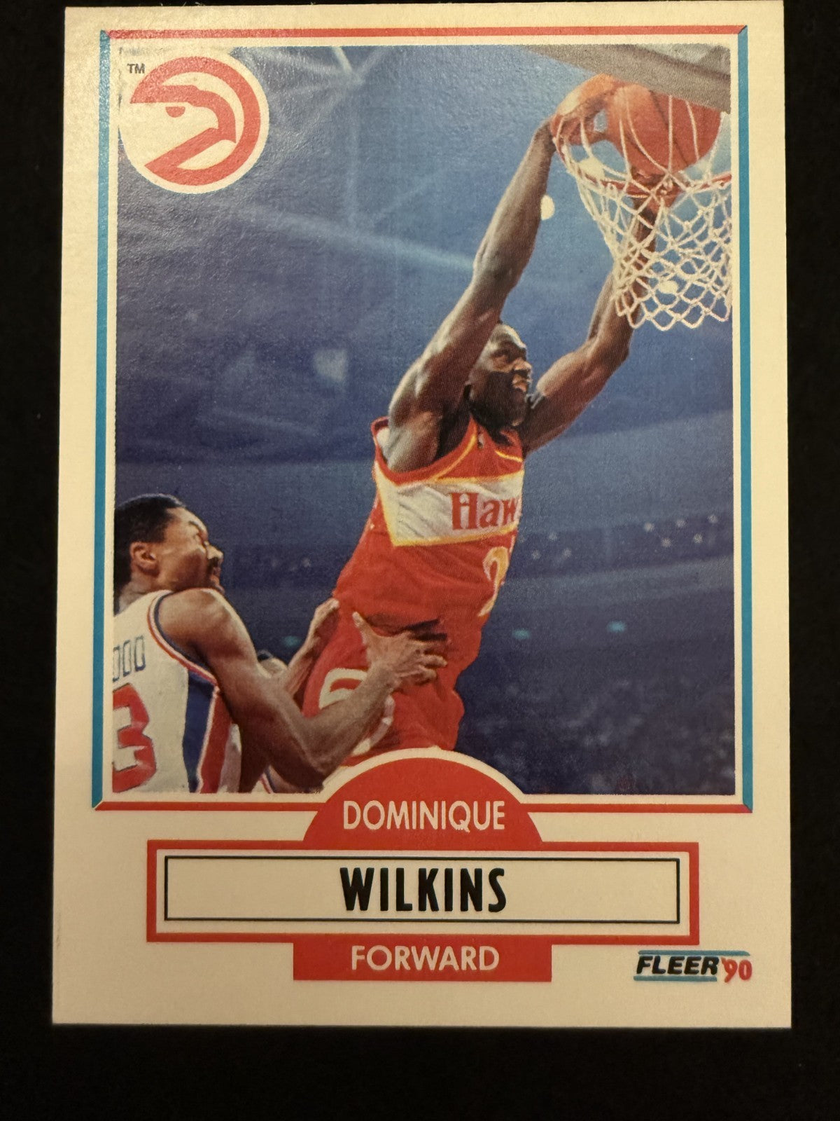 1990-91 Fleer Dominique Wilkins (#6) NM HOFer, Scoring Machine ^GRUMPYBUCK^