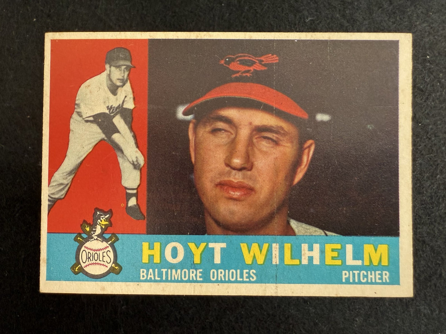 1960 Topps Hoyt Wilhelm (#395) VG HOFer, Closer ^GRUMPYBUCK^