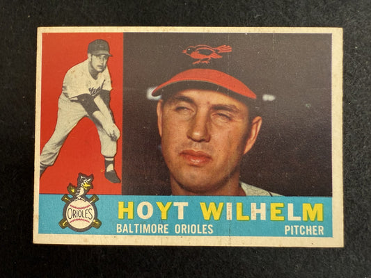 1960 Topps Hoyt Wilhelm (#395) VG HOFer, Closer ^GRUMPYBUCK^