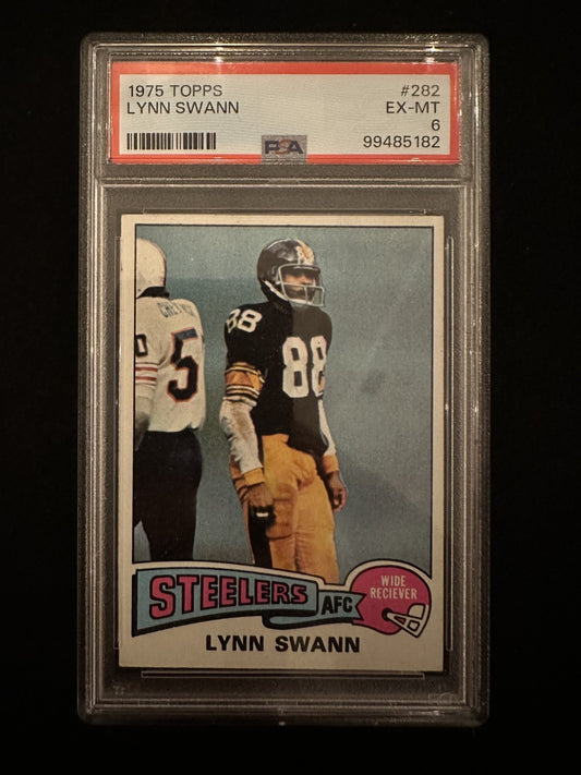 1975 Topps Lynn Swann (#282) PSA 6 HOFer, Rookie Card, Steelers ^GRUMPYBUCK^