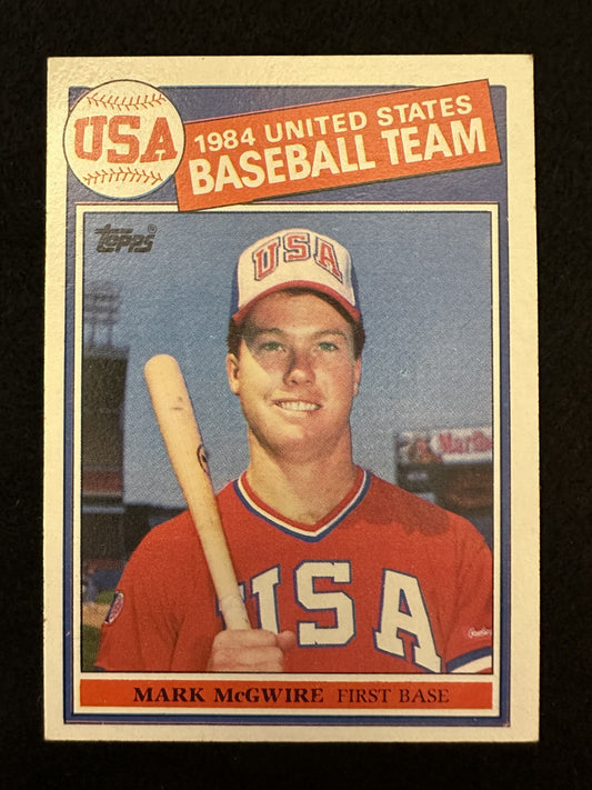 1985 Topps Mark McGwire (#401) EX Rookie Card, 500 HR Club ^GRUMPYBUCK^