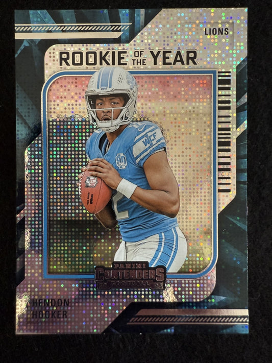 2023 Panini Contenders Hendon Hooker (#8) MINT Rookie of Year RC ^GRUMPYBUCK^