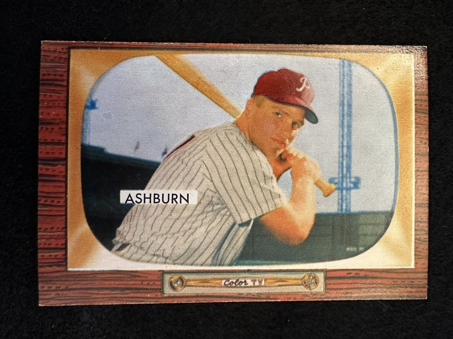 1955 Bowman Richie Ashburn (#130) NM HOFer, Phillies Legend ^GRUMPYBUCK^