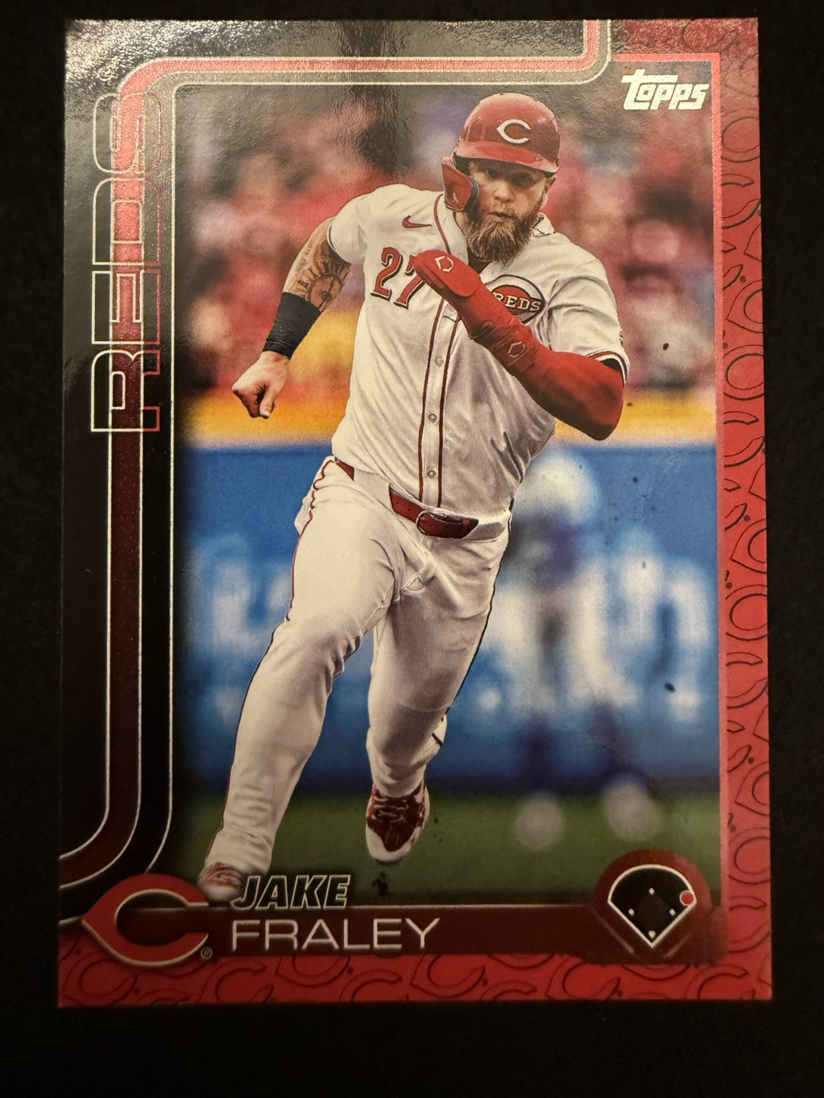 2025 Topps Series 2 Jake Fraley (#675) MINT  Team Color Variation ^GRUMPYBUCK^
